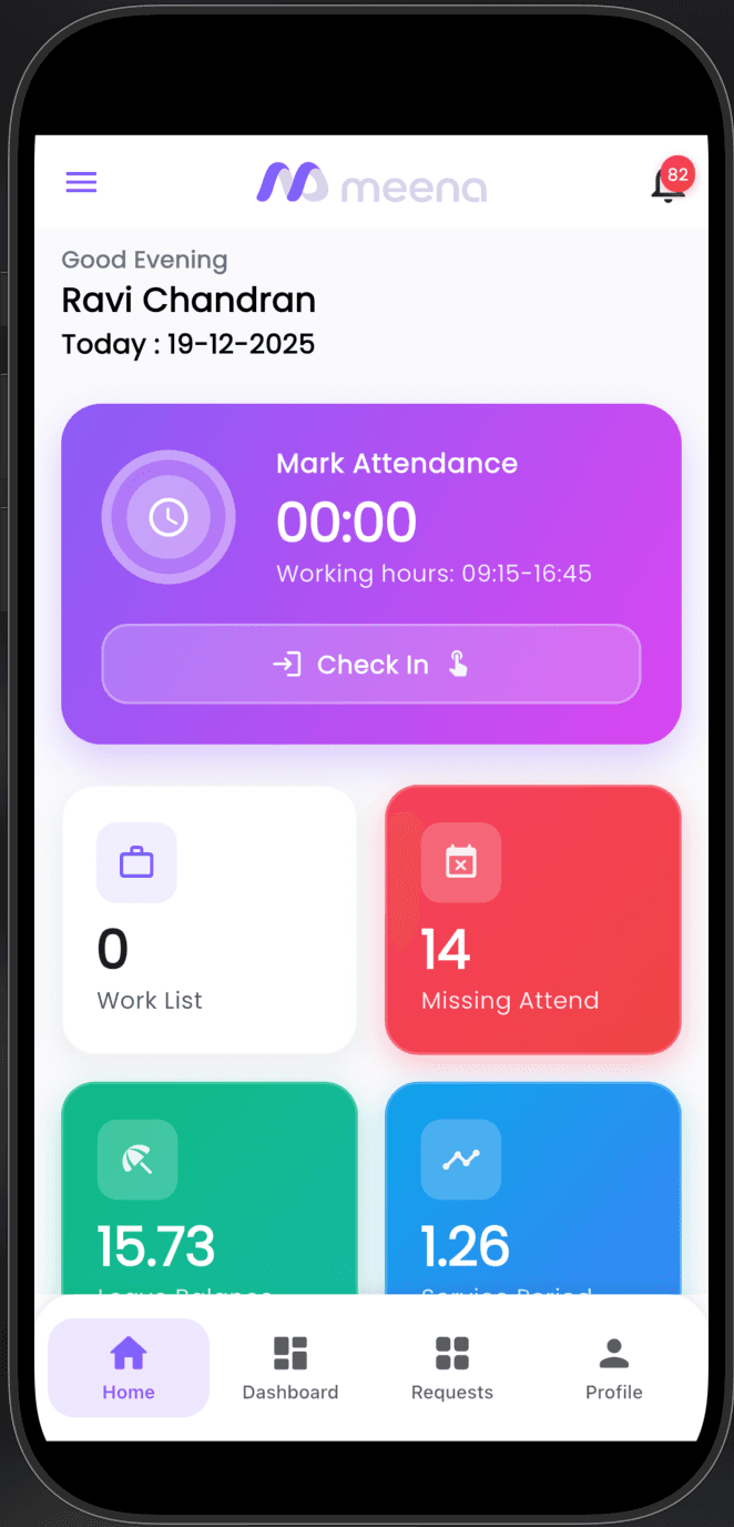 Meena Self-Service Platform screenshot 2