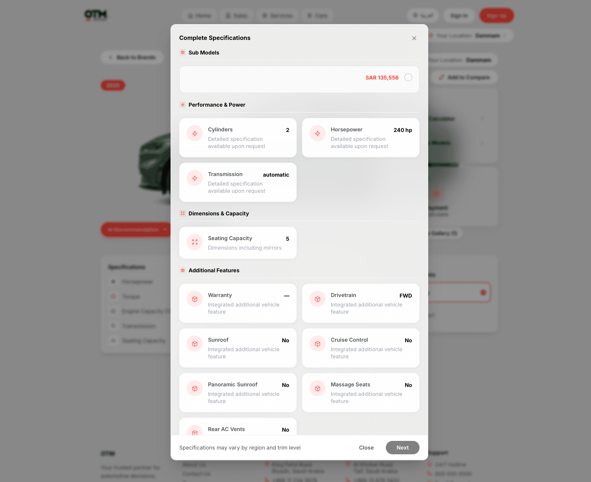 OTM Motors Platform screenshot 6
