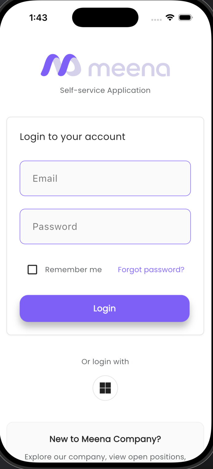 Meena Self-Service Platform — cover